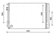 Kondensator, Klimaanlage AVA QUALITY COOLING KAA5280D