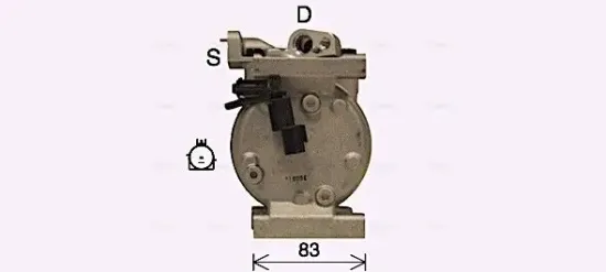 Kompressor, Klimaanlage AVA QUALITY COOLING KAK298 Bild Kompressor, Klimaanlage AVA QUALITY COOLING KAK298