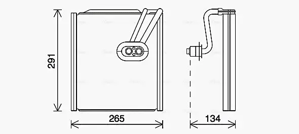 Verdampfer, Klimaanlage AVA QUALITY COOLING KAV292