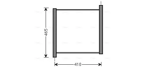 Kühler, Motorkühlung AVA QUALITY COOLING MC2012