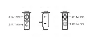 Expansionsventil, Klimaanlage AVA QUALITY COOLING MS1461