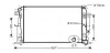 Kühler, Motorkühlung AVA QUALITY COOLING MS2446 Bild Kühler, Motorkühlung AVA QUALITY COOLING MS2446
