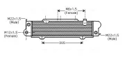 Ölkühler, Motoröl AVA QUALITY COOLING MS3346