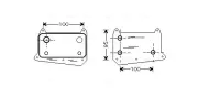 Ölkühler, Motoröl AVA QUALITY COOLING MS3376