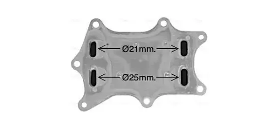 Ölkühler, Motoröl AVA QUALITY COOLING MS3760 Bild Ölkühler, Motoröl AVA QUALITY COOLING MS3760