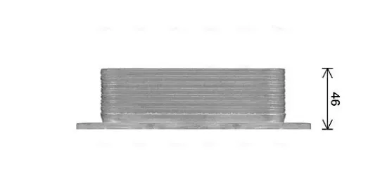 Ölkühler, Motoröl AVA QUALITY COOLING MS3760 Bild Ölkühler, Motoröl AVA QUALITY COOLING MS3760