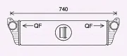 Ladeluftkühler AVA QUALITY COOLING MS4690