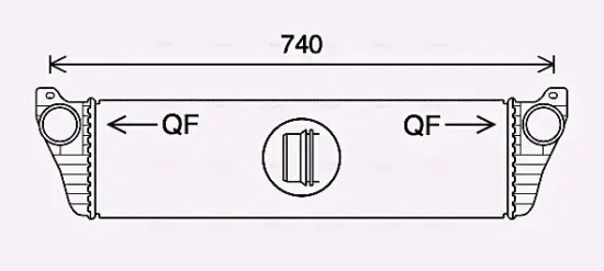 Ladeluftkühler AVA QUALITY COOLING MS4690 Bild Ladeluftkühler AVA QUALITY COOLING MS4690