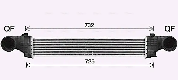 Ladeluftkühler AVA Clever Choice MS4726