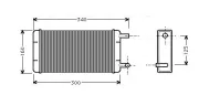 Wärmetauscher, Innenraumheizung AVA QUALITY COOLING MS6108