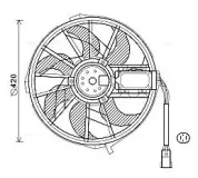 Lüfter, Motorkühlung 12 V AVA QUALITY COOLING MS7656