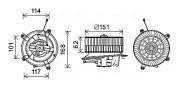 Innenraumgebläse 12 V AVA QUALITY COOLING MS8624