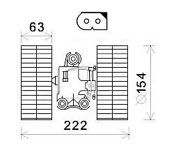 Innenraumgebläse 12 V AVA QUALITY COOLING MS8632