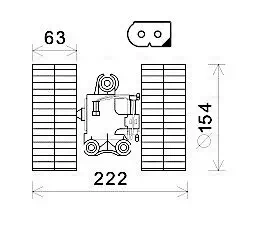 Innenraumgebläse 12 V AVA QUALITY COOLING MS8633