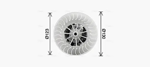 Innenraumgebläse 12 V AVA QUALITY COOLING MS8768