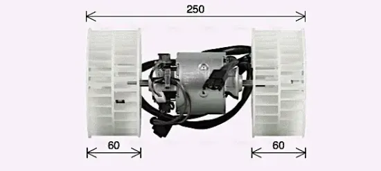Innenraumgebläse 12 V AVA QUALITY COOLING MS8768 Bild Innenraumgebläse 12 V AVA QUALITY COOLING MS8768