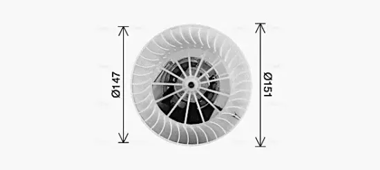 Innenraumgebläse 12 V AVA QUALITY COOLING MS8770 Bild Innenraumgebläse 12 V AVA QUALITY COOLING MS8770