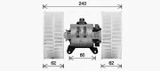 Innenraumgebläse 12 V AVA QUALITY COOLING MS8770