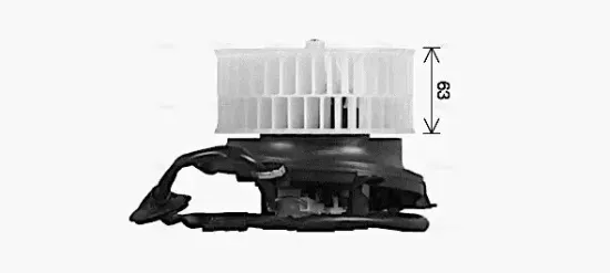 Innenraumgebläse 12 V AVA QUALITY COOLING MS8771 Bild Innenraumgebläse 12 V AVA QUALITY COOLING MS8771