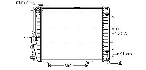 Expansionsventil, Klimaanlage AVA QUALITY COOLING MS1461 Bild Expansionsventil, Klimaanlage AVA QUALITY COOLING MS1461
