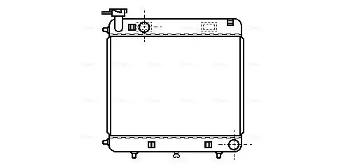 Kühler, Motorkühlung AVA QUALITY COOLING MSA2085 Bild Kühler, Motorkühlung AVA QUALITY COOLING MSA2085