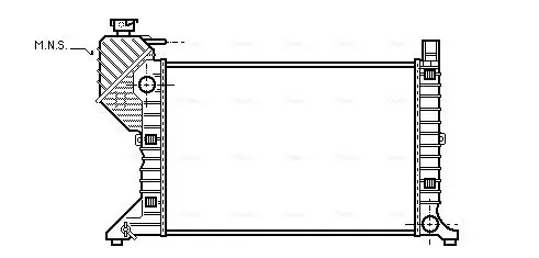Kühler, Motorkühlung AVA QUALITY COOLING MSA2181