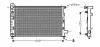 Kühler, Motorkühlung AVA QUALITY COOLING MSA2282