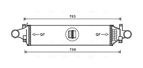 Ladeluftkühler AVA QUALITY COOLING MSA4659