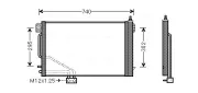 Kondensator, Klimaanlage AVA QUALITY COOLING MSA5200D