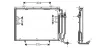 Kondensator, Klimaanlage AVA QUALITY COOLING MSA5279