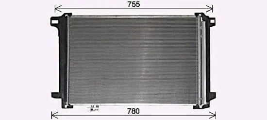 Kondensator, Klimaanlage AVA QUALITY COOLING MSA5450D Bild Kondensator, Klimaanlage AVA QUALITY COOLING MSA5450D