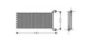 Wärmetauscher, Innenraumheizung AVA QUALITY COOLING MSA6399