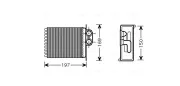 Wärmetauscher, Innenraumheizung AVA QUALITY COOLING MSA6400