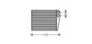 Wärmetauscher, Innenraumheizung AVA QUALITY COOLING MSA6465