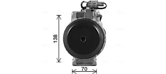 Kompressor, Klimaanlage AVA QUALITY COOLING MSAK738 Bild Kompressor, Klimaanlage AVA QUALITY COOLING MSAK738