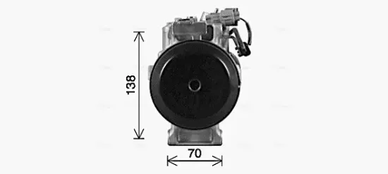 Kompressor, Klimaanlage 12 V AVA QUALITY COOLING MSAK742 Bild Kompressor, Klimaanlage 12 V AVA QUALITY COOLING MSAK742