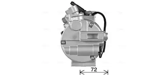 Kompressor, Klimaanlage 12 V AVA QUALITY COOLING MSAK747 Bild Kompressor, Klimaanlage 12 V AVA QUALITY COOLING MSAK747