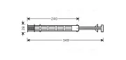 Trockner, Klimaanlage AVA QUALITY COOLING MSD358