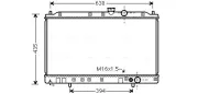 Kühler, Motorkühlung AVA QUALITY COOLING MT2064