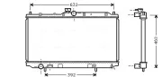 Kühler, Motorkühlung AVA QUALITY COOLING MT2142