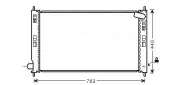 Kühler, Motorkühlung AVA QUALITY COOLING MT2201