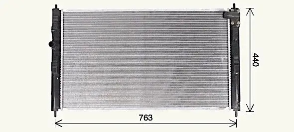 Kühler, Motorkühlung AVA Clever Choice MT2275