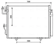 Kondensator, Klimaanlage AVA Clever Choice MT5231D