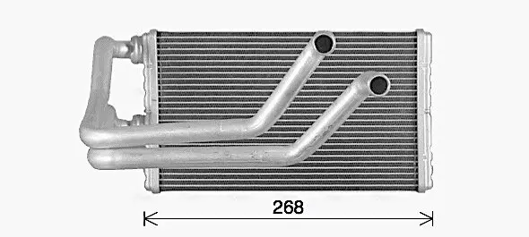 Wärmetauscher, Innenraumheizung AVA Clever Choice MT6287