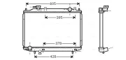 Kühler, Motorkühlung AVA QUALITY COOLING MZ2171