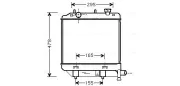 Kühler, Motorkühlung AVA QUALITY COOLING MZ2172