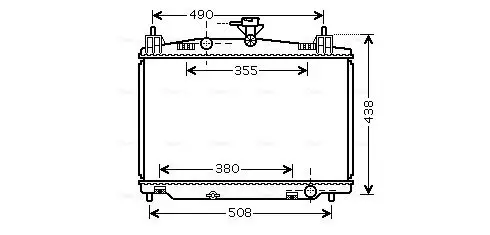 Kühler, Motorkühlung AVA QUALITY COOLING MZ2213