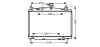 Kühler, Motorkühlung AVA QUALITY COOLING MZ2213
