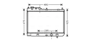 Kühler, Motorkühlung AVA QUALITY COOLING MZ2214