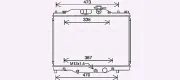 Kühler, Motorkühlung AVA QUALITY COOLING MZ2291